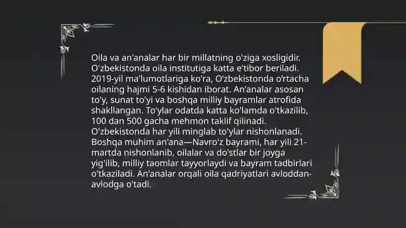Oilaning ijtimoiy maqomi 4