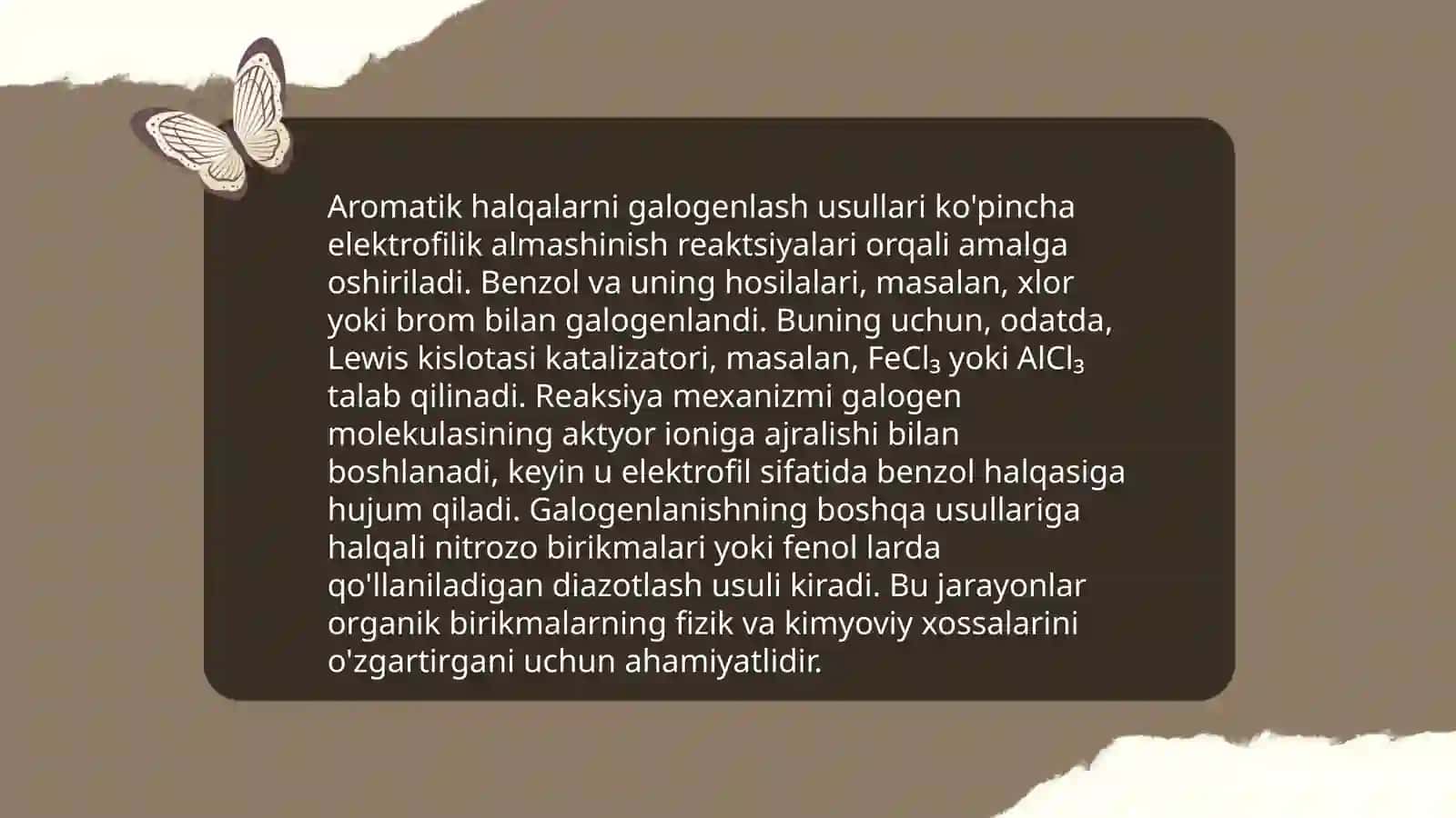 Aromatik galogen birikmalar 4