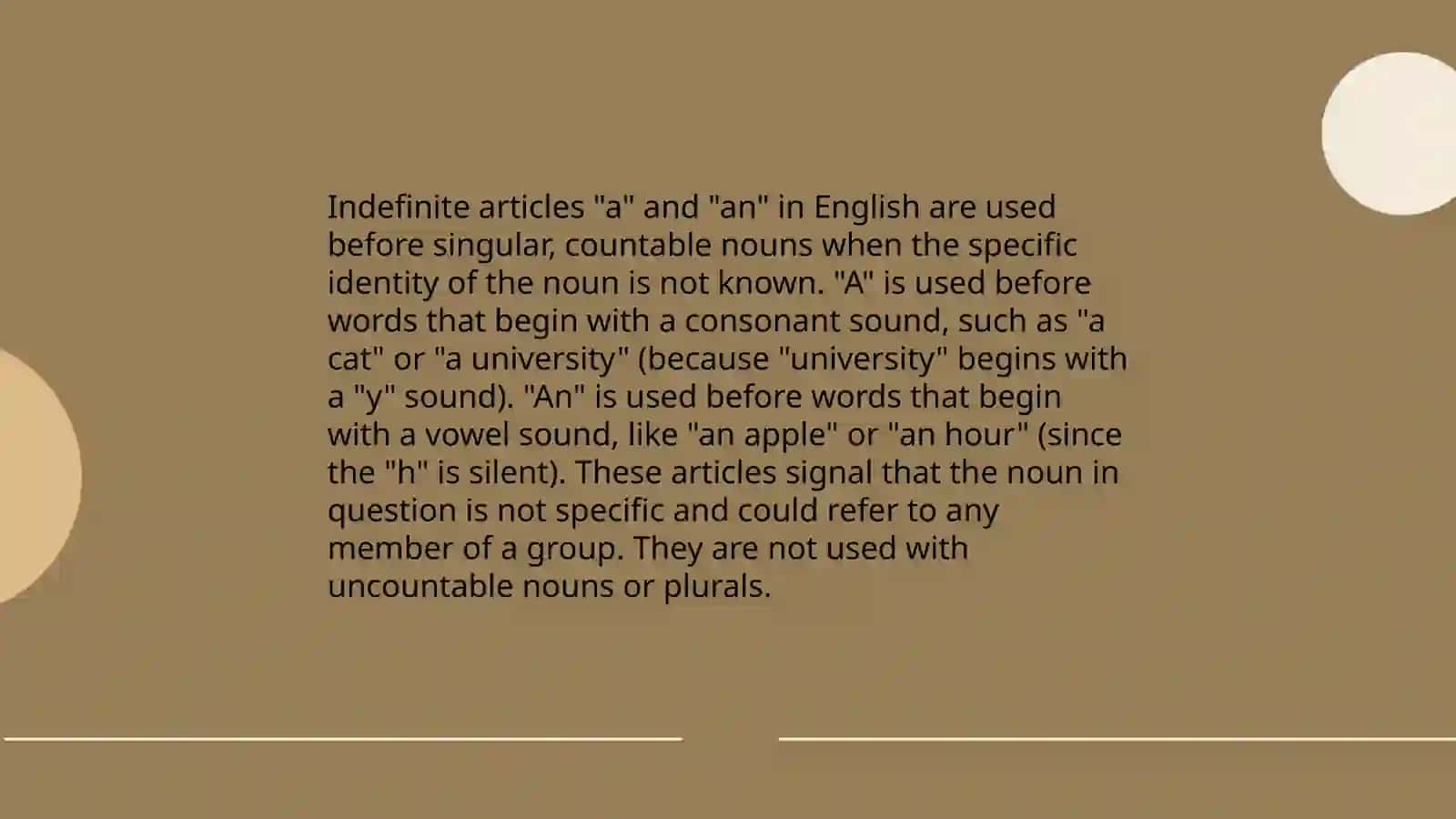 General guidelines for Article usage 4
