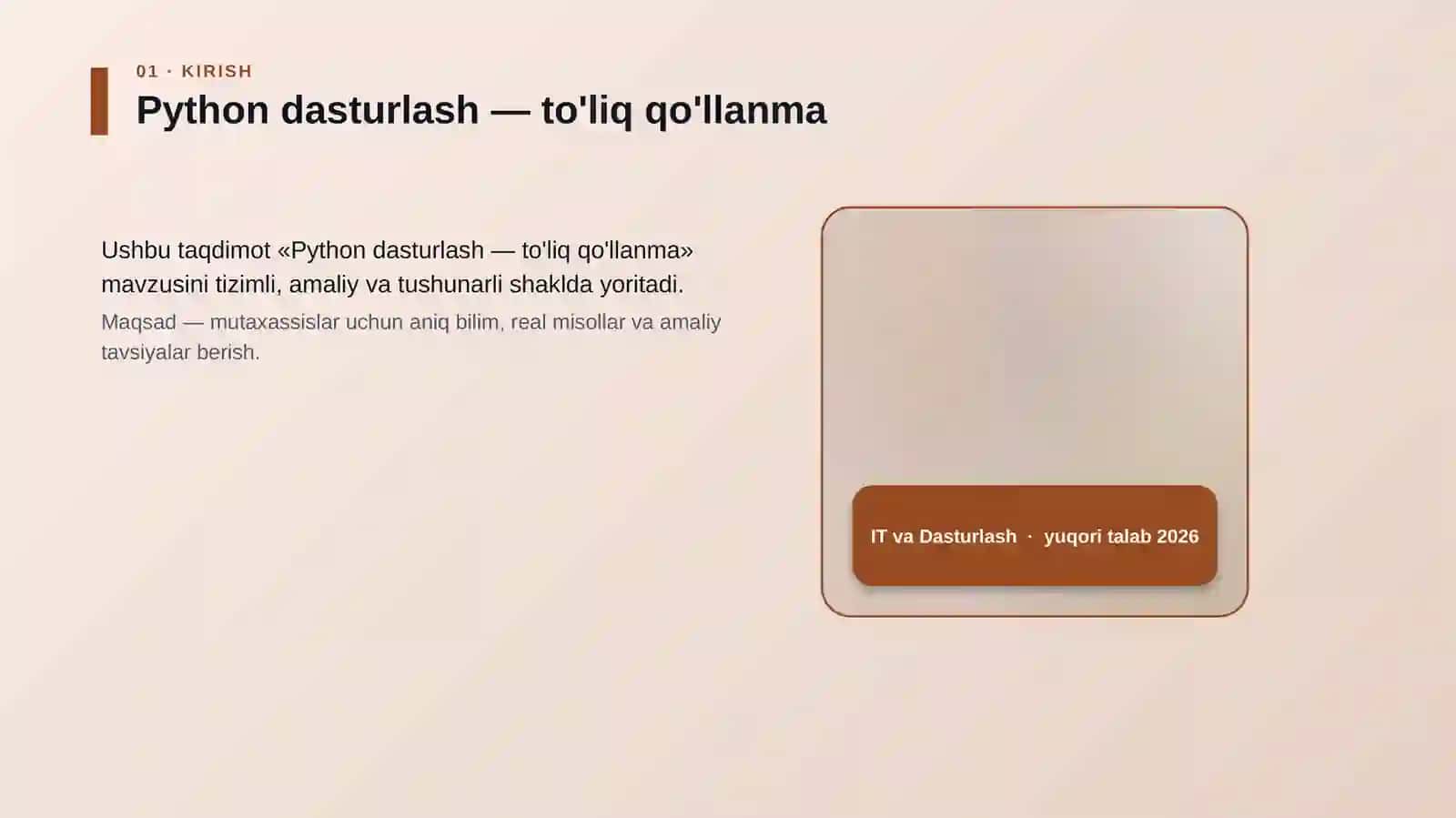 Python dasturlash — to'liq qo'llanma 4