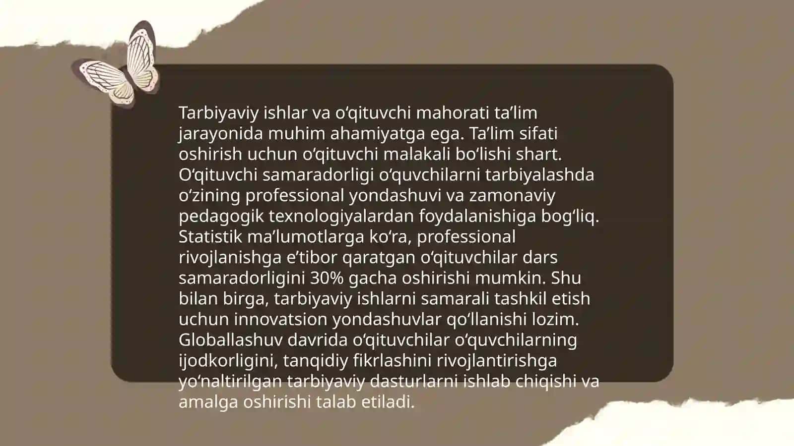 Pedagogik fikr tarixi va maktab amaliyotida óqituvchi mahorati masalalari 4