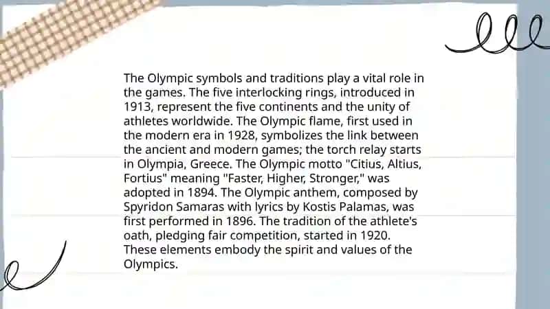 The Olympic Games 4