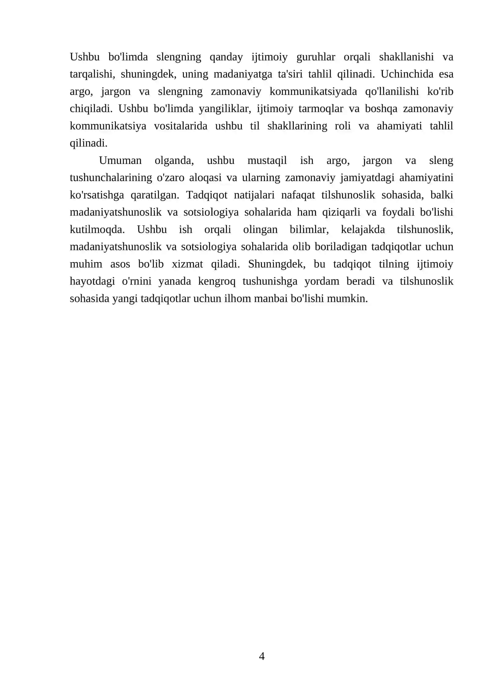 Argo, jargon, sleng 4