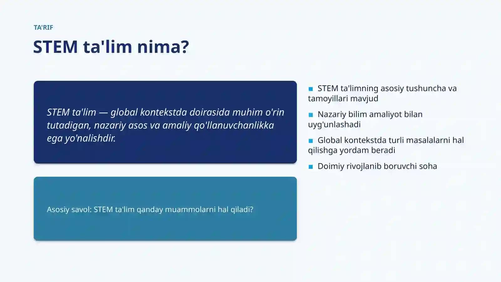 STEM ta'lim 4