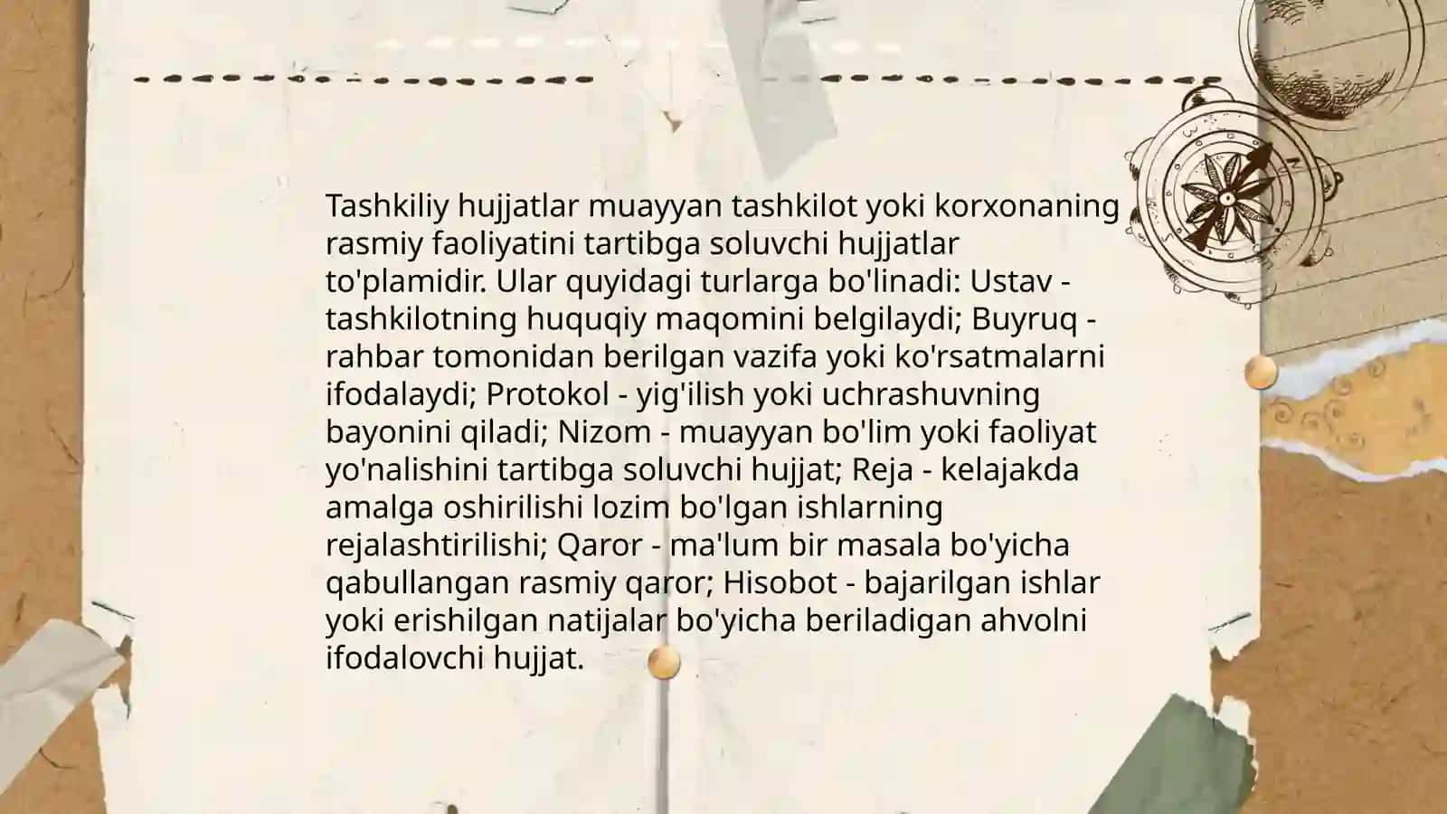 Tashkiliy hujjatlar va ularni rasmiylashtirish 4