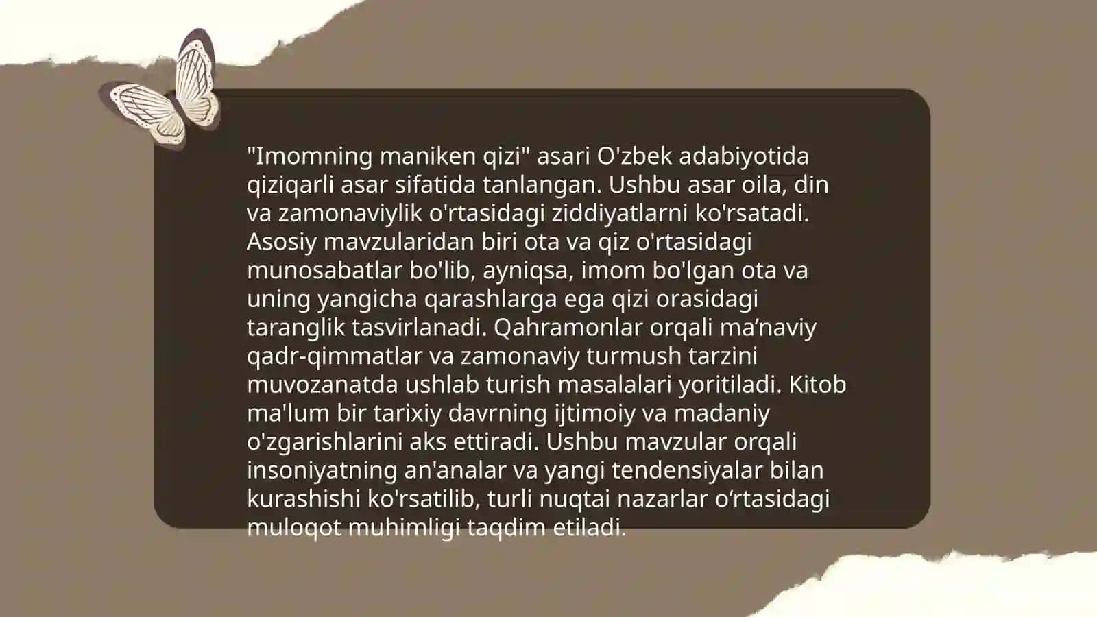 Imomning maniken qizi 4