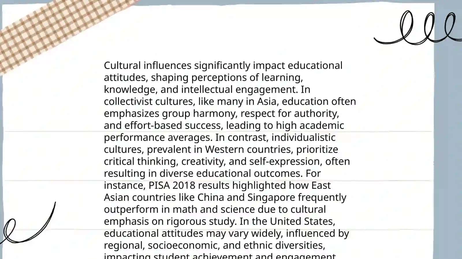 Attitudes toward children’s education 4