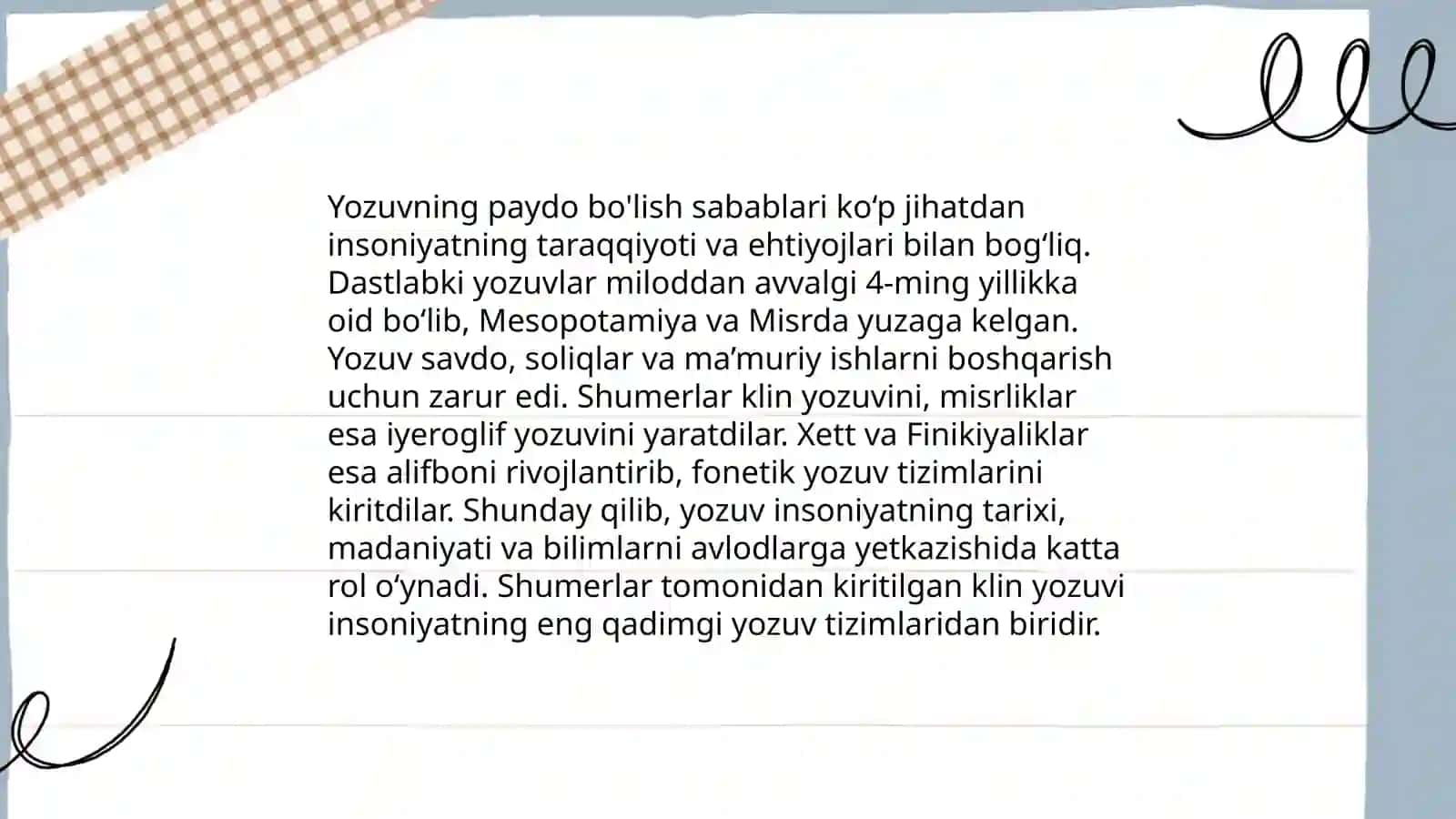 Til va yozuv 4