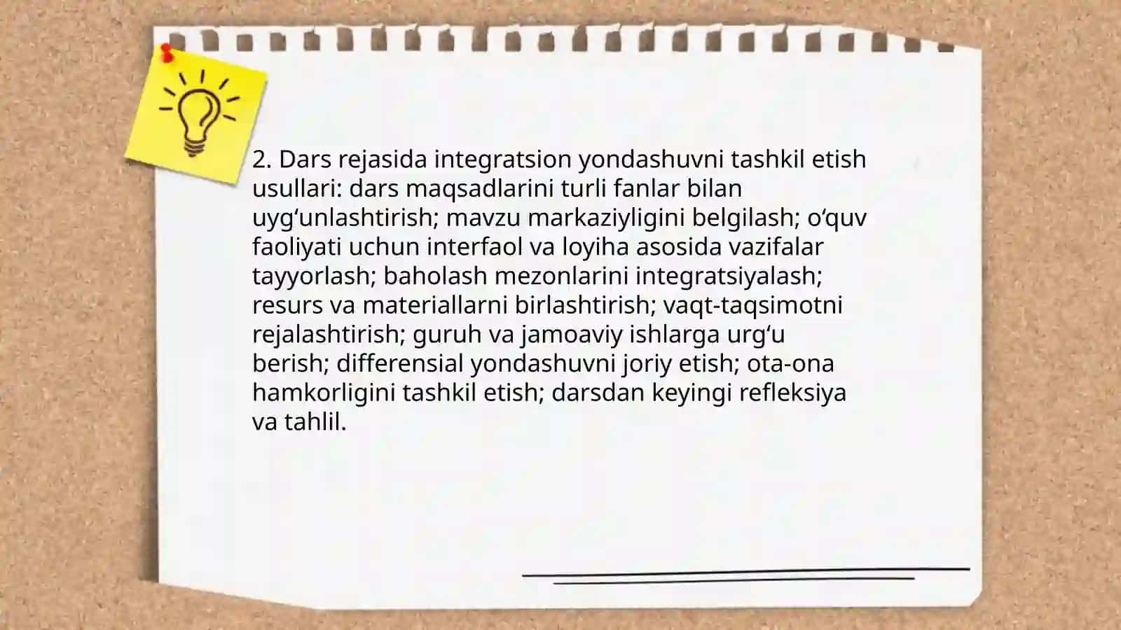 Integratsion yondashuvning nazariy asoslari boshlangʻich sinf darslarida 4