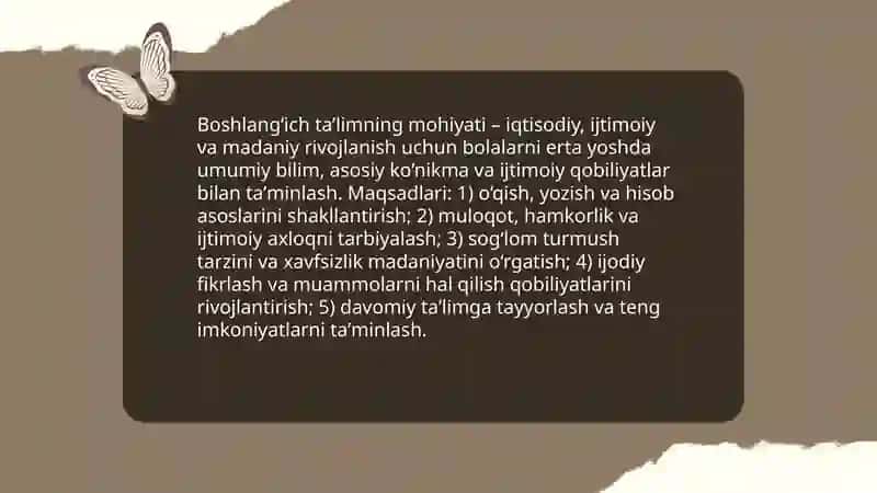 Boshlangʻich taʼlim mazmuni va mohiyati 4