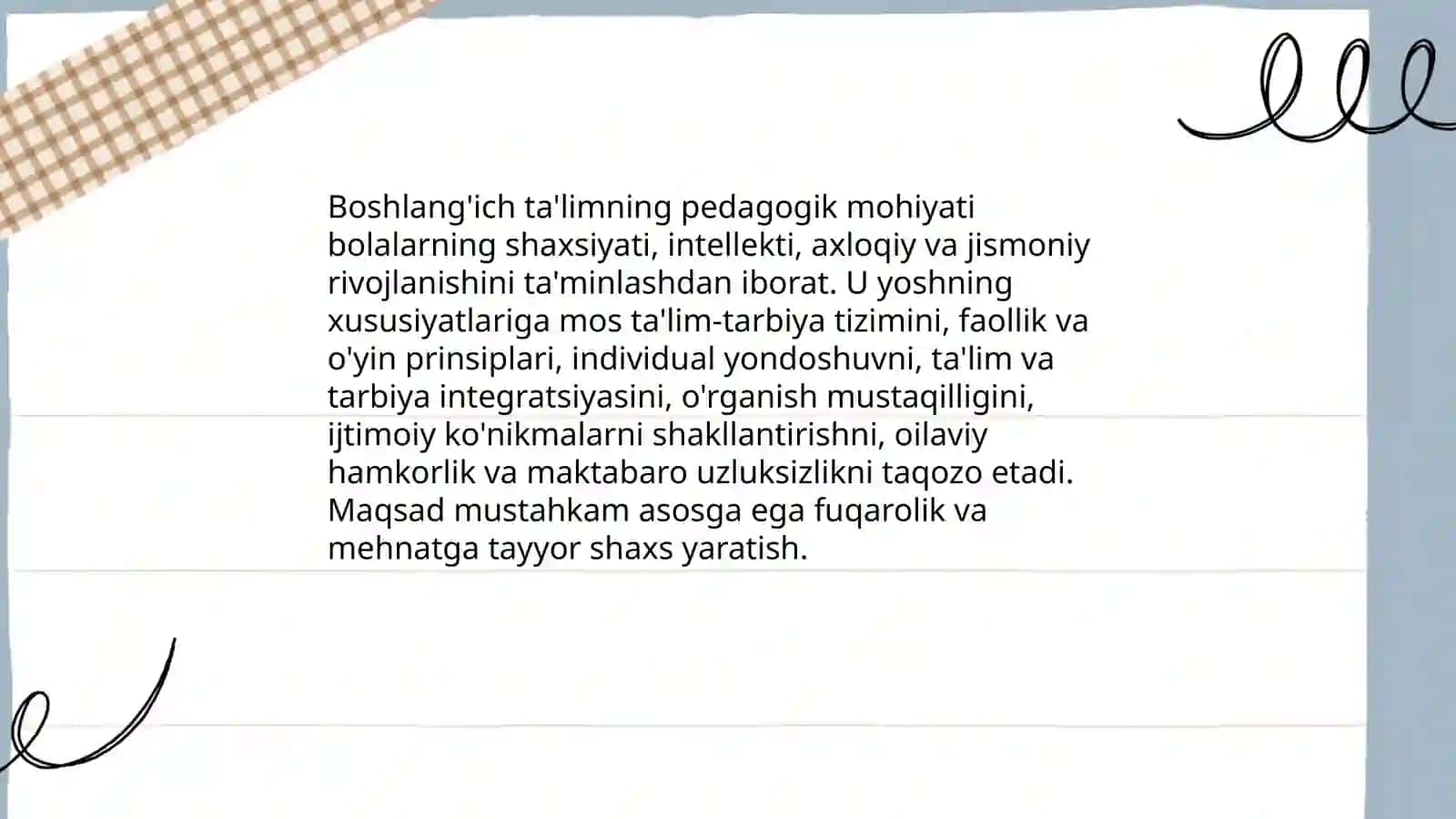 Boshlang’ich ta’lim mazmuni va mohiyati 4