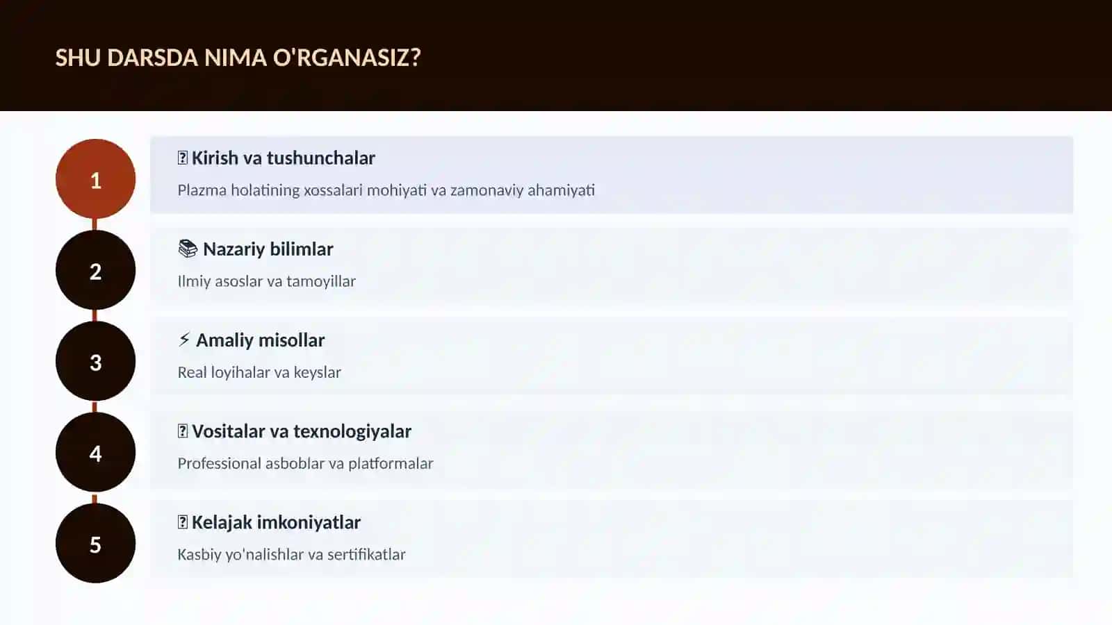 Plazma holatining xossalari 4