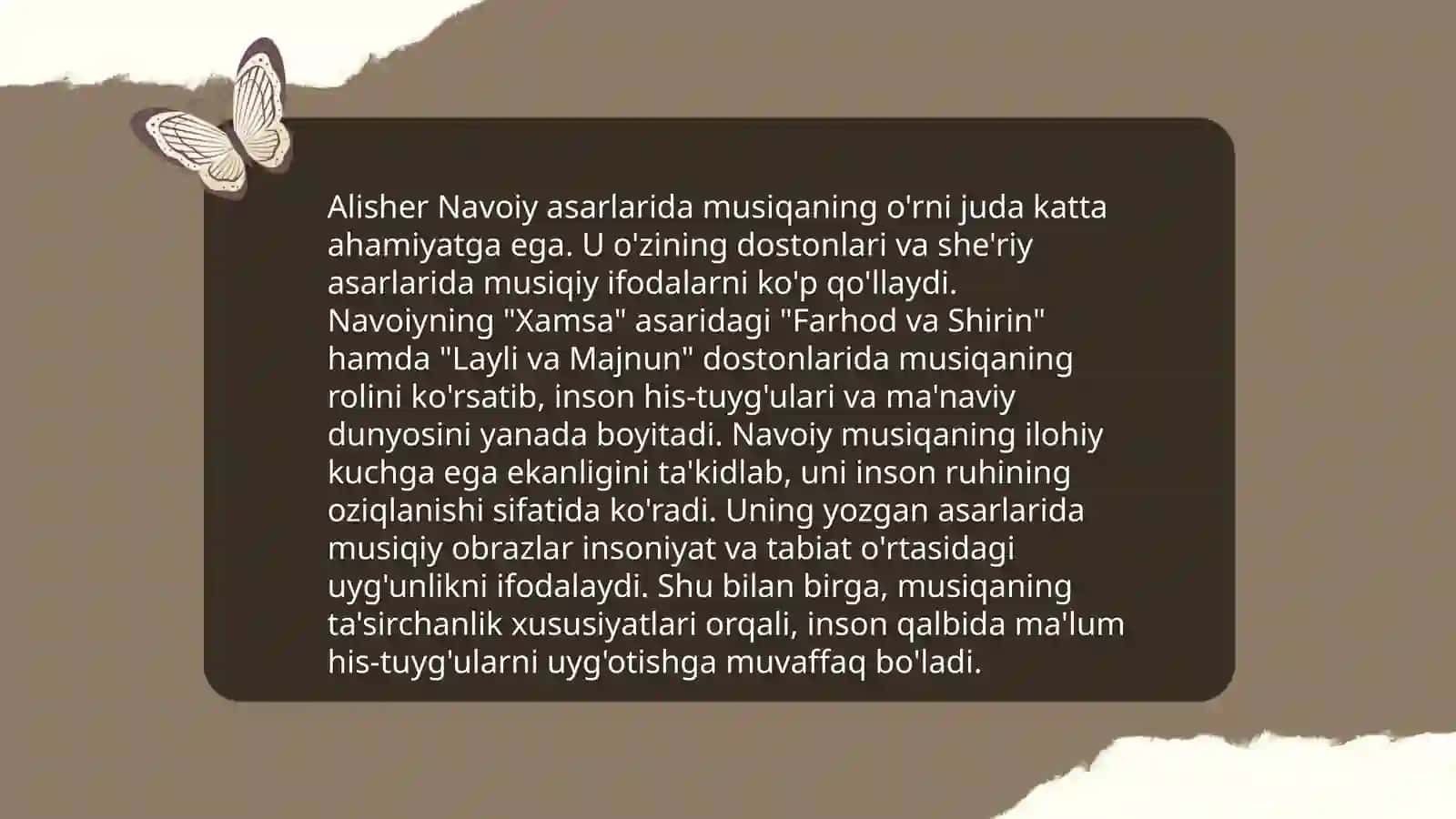 Alisher Navoiy va musiqa 4