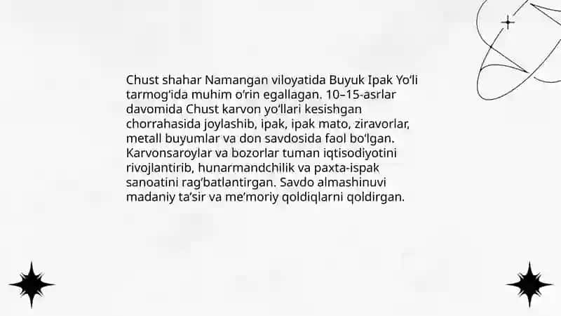 Chustning qadimgi aholisi va arxeologik yodgorliklari 4