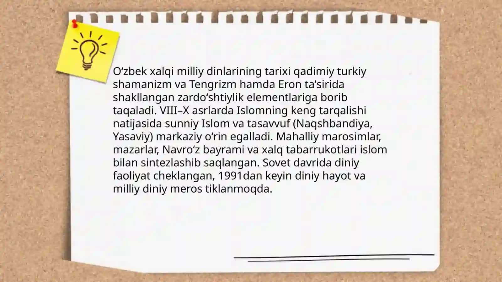 Milliy dinlar 4