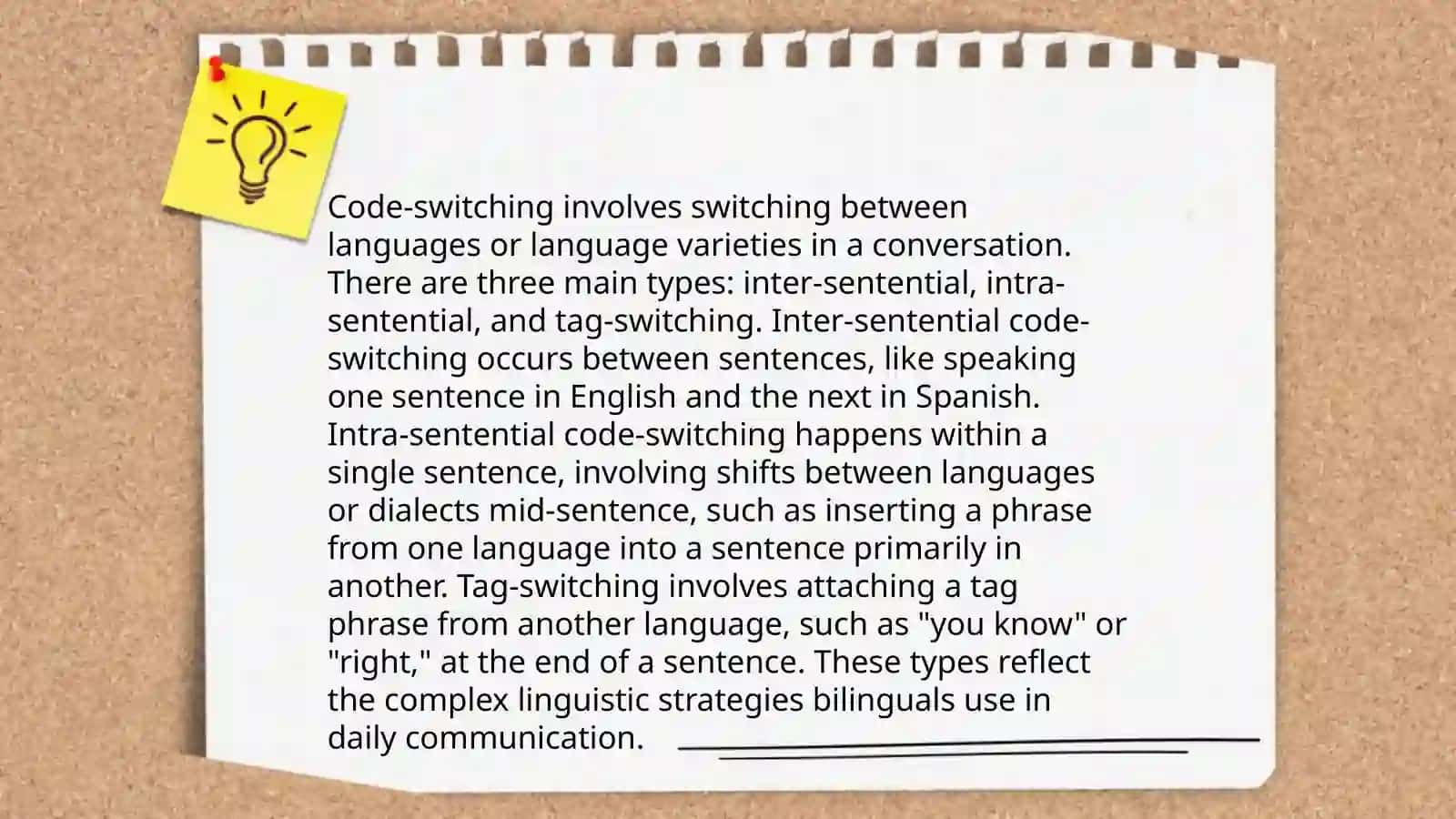 Code-switching 4