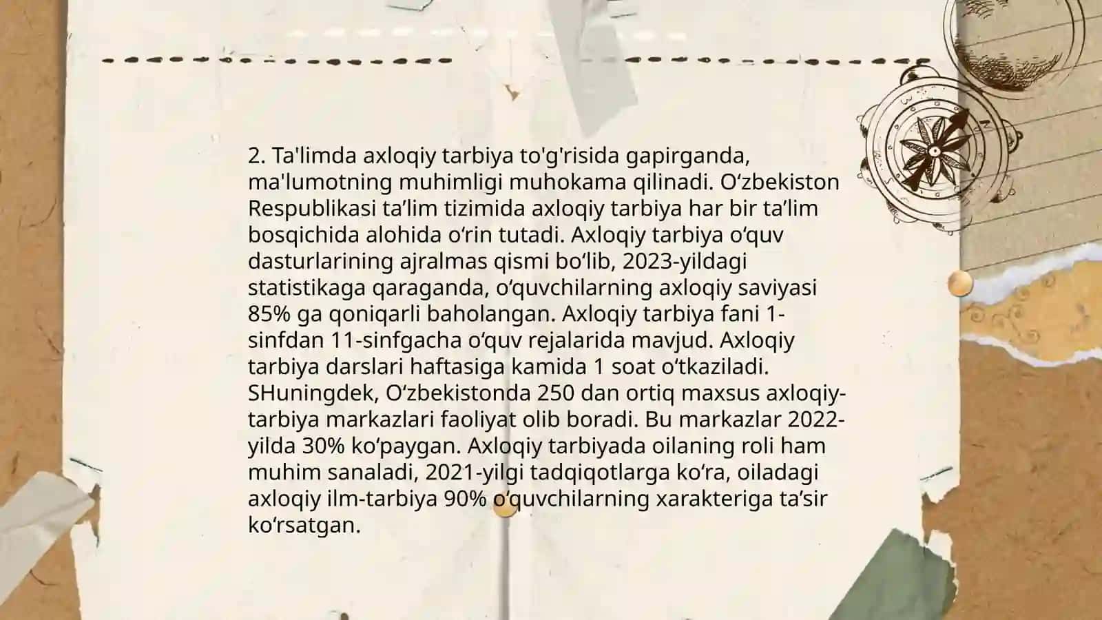 Pedagogik nazokat va odob axloq - Obidova Mahliyo 4
