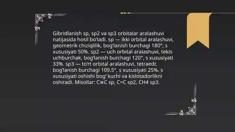 Organik kimyo asoslari 4