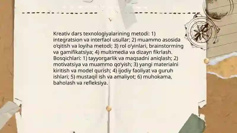 Kreativ dars tuzilishing texnalogiyalari 4