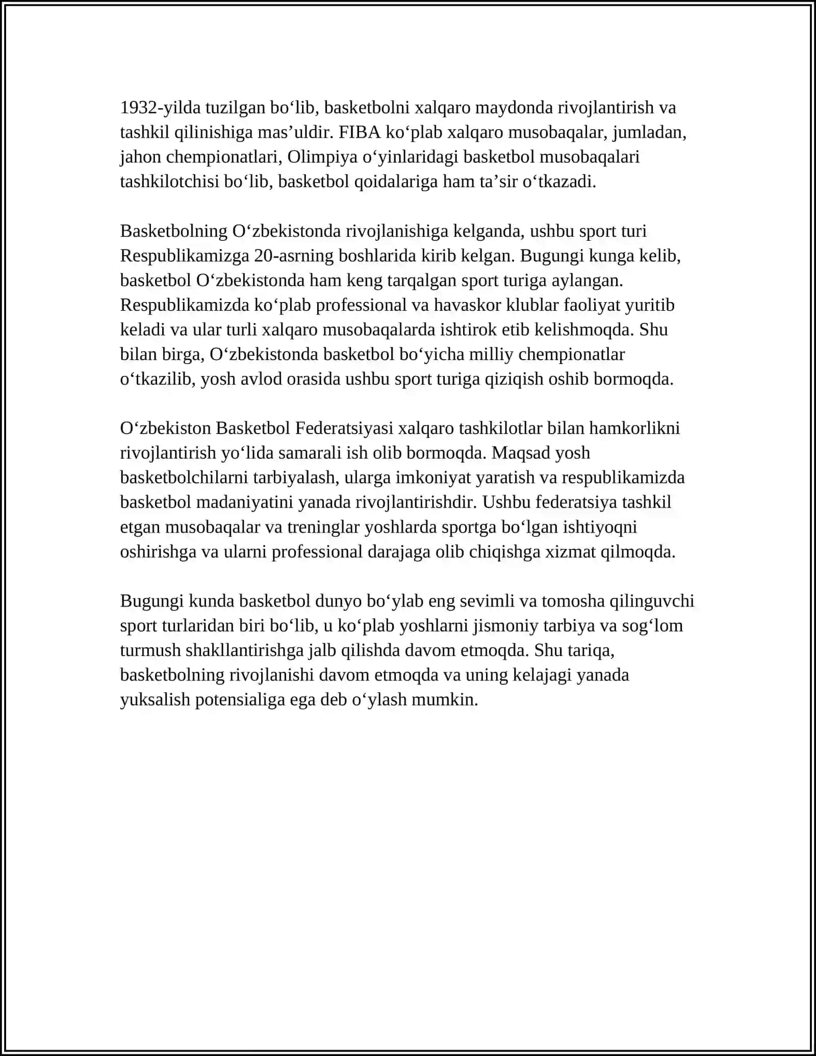 BASKETBOL 4