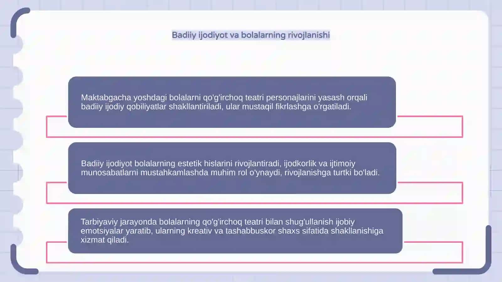 Maktabgacha yoshdagi bolalarni qo'g'irchoq teatri personajlarini yasash 4