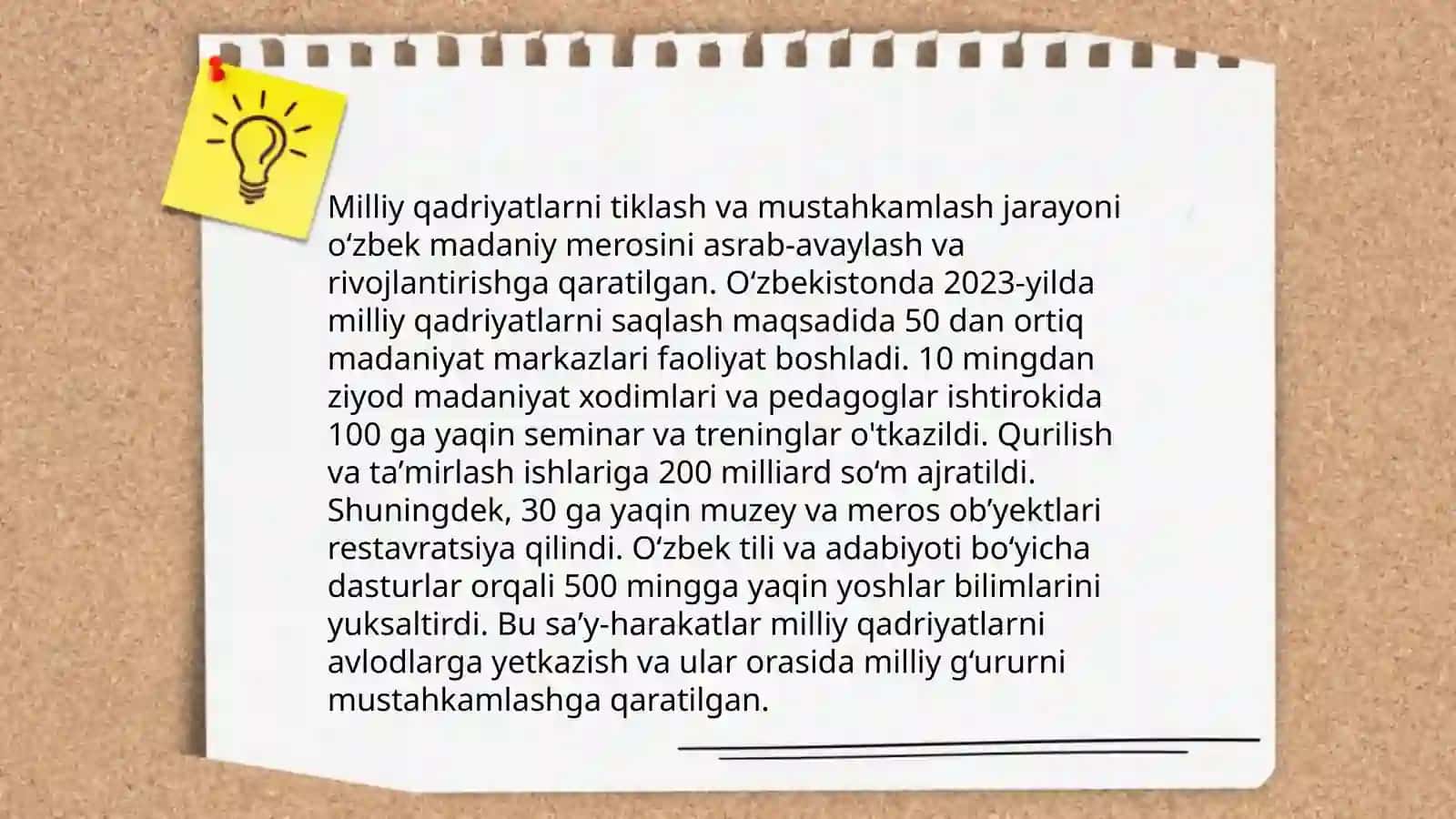 Yangi O‘zbekistonda amalga oshirilayotgan ma’naviy o‘zgarishlar 4