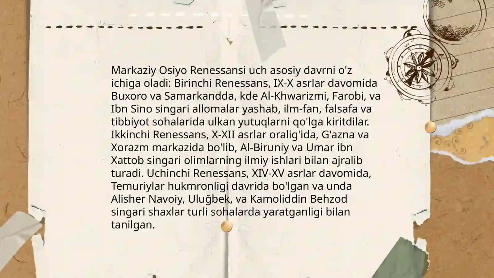 Ruy bergan madaniy uyg'onish(Renessans) 4