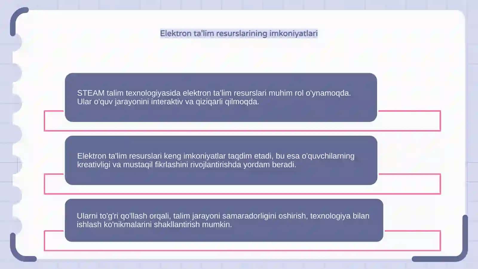 STEAM ta'lim texnologiyasini tadbiq etishda elekron ta'lim resurslaridan foydalanish 4