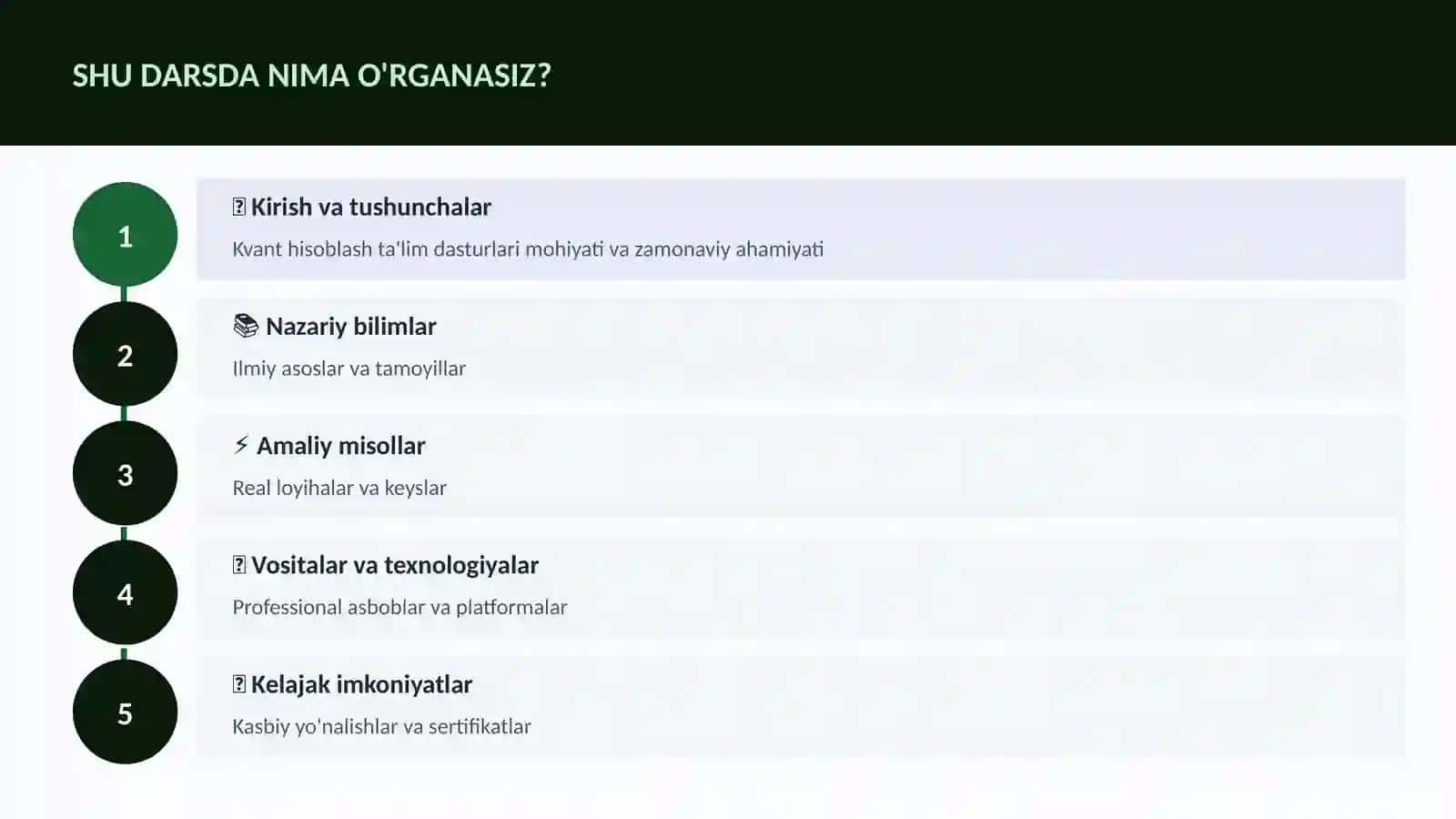 Kvant hisoblash ta'lim dasturlari 4