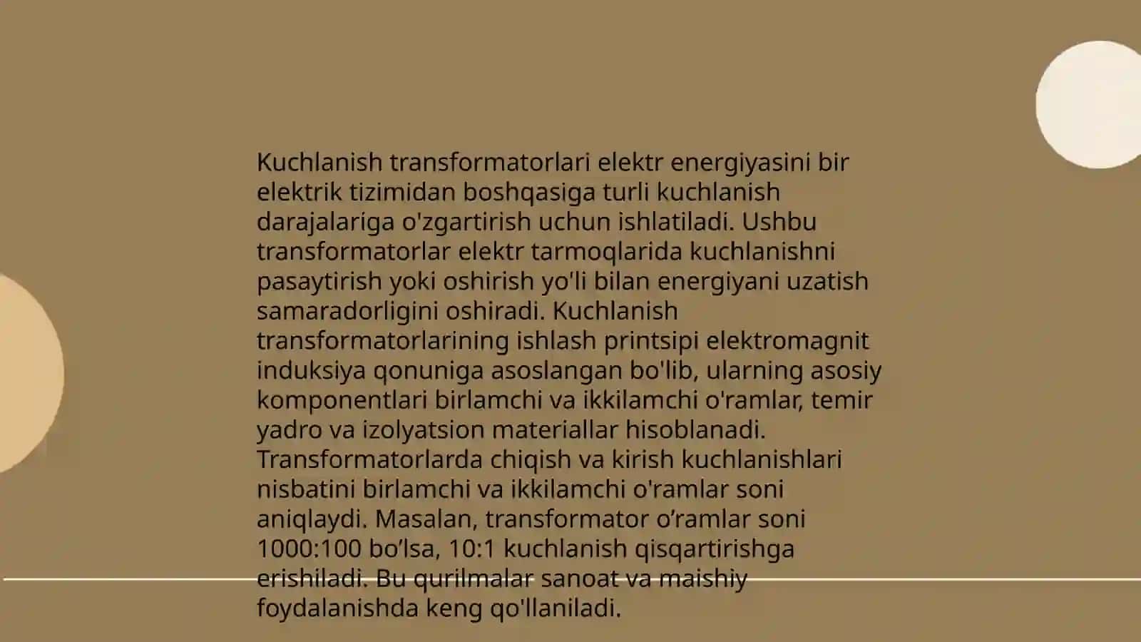 Transformator turlari 4