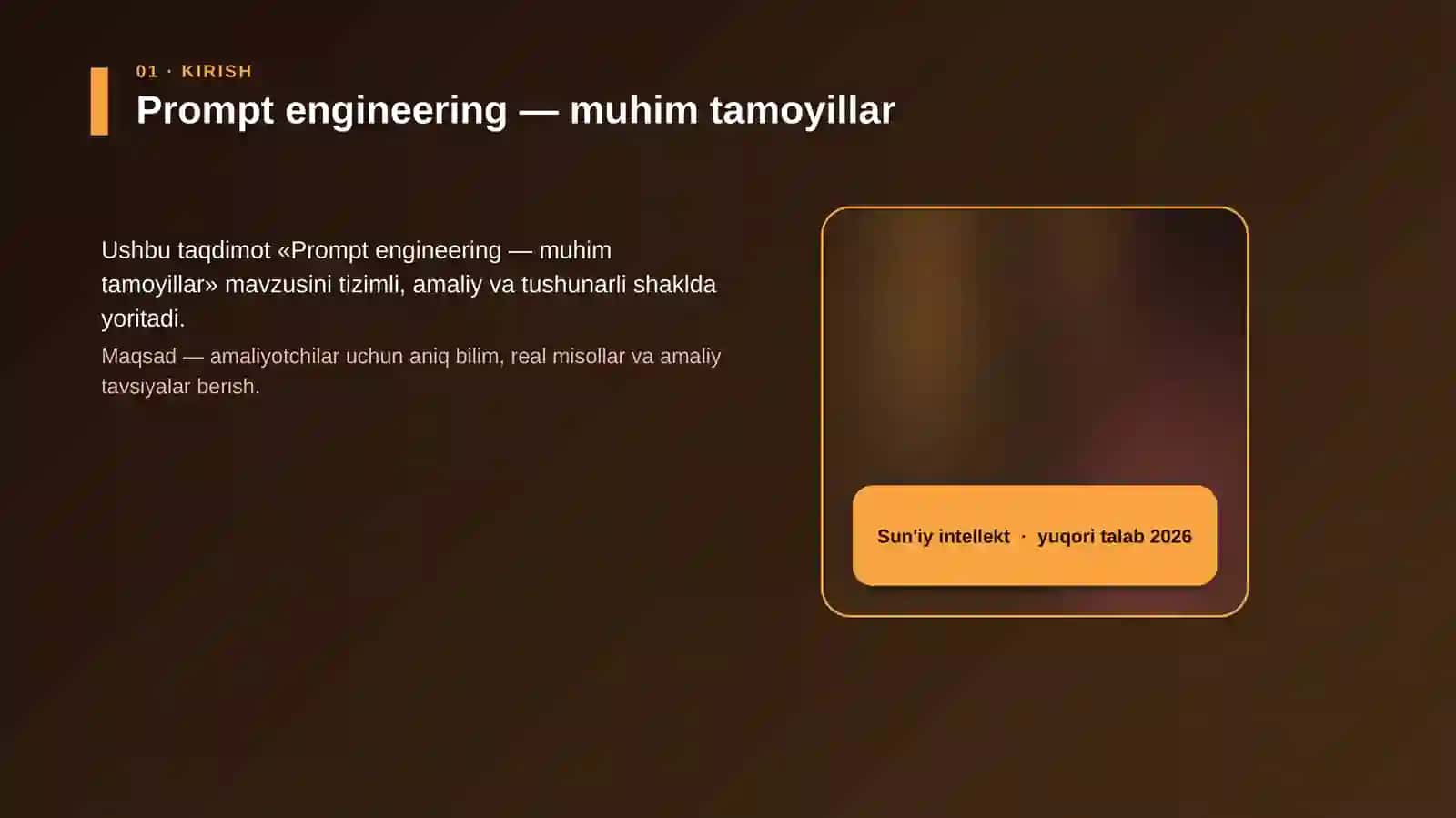 Prompt engineering — muhim tamoyillar 4