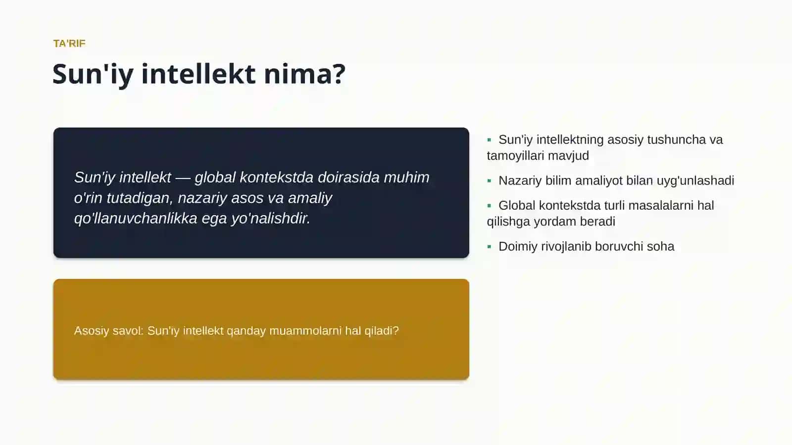 Sun'iy Intellekt 4