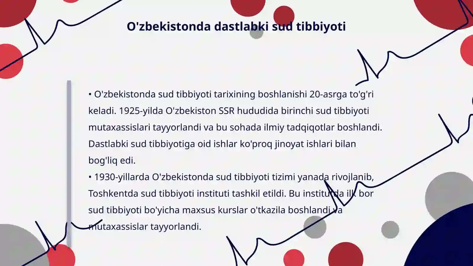 Ozbekistonda sud tibbiyotning tarixi 4