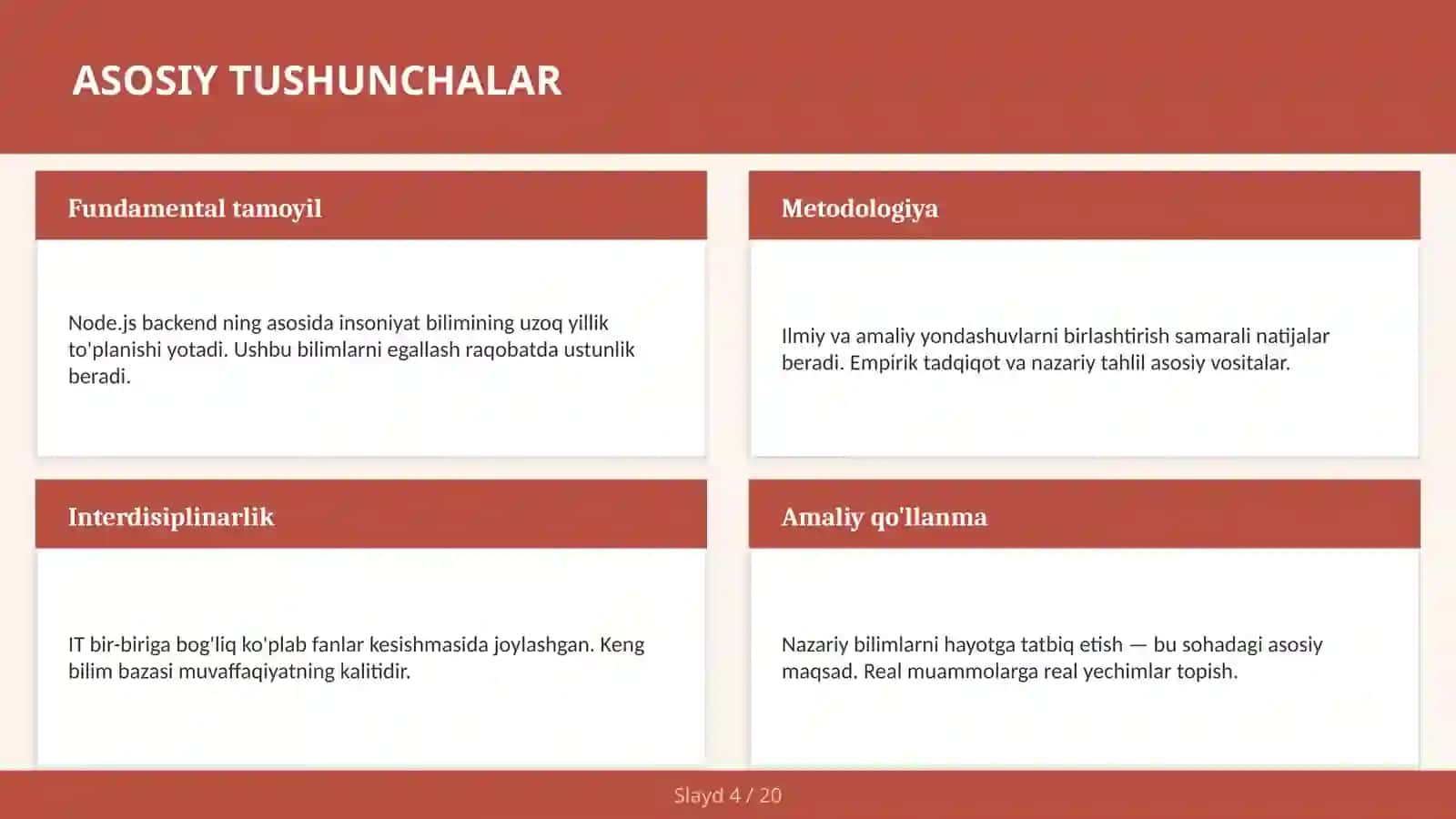 Node.js backend 4