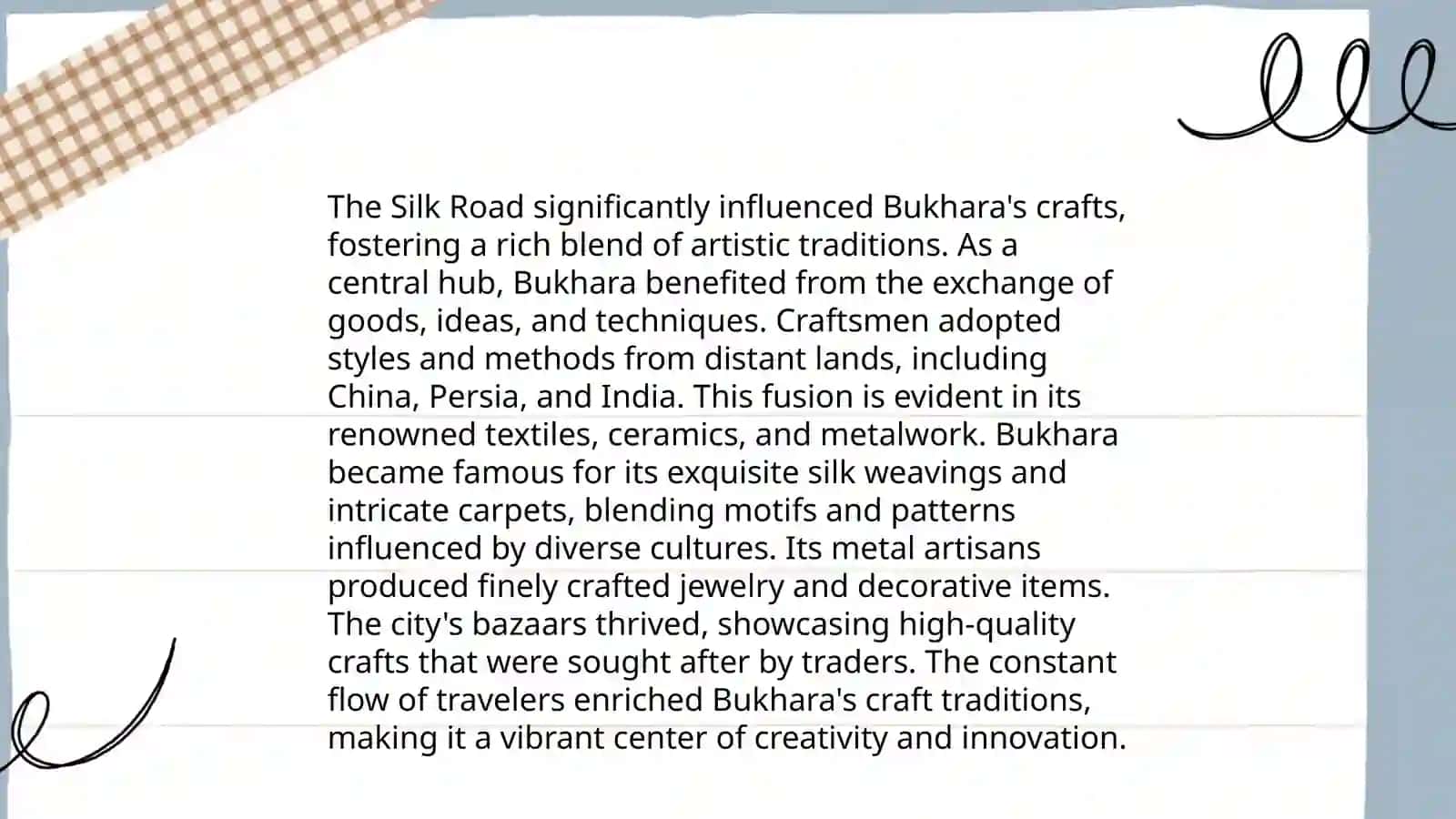 Craftsmanship in Bukhara 4