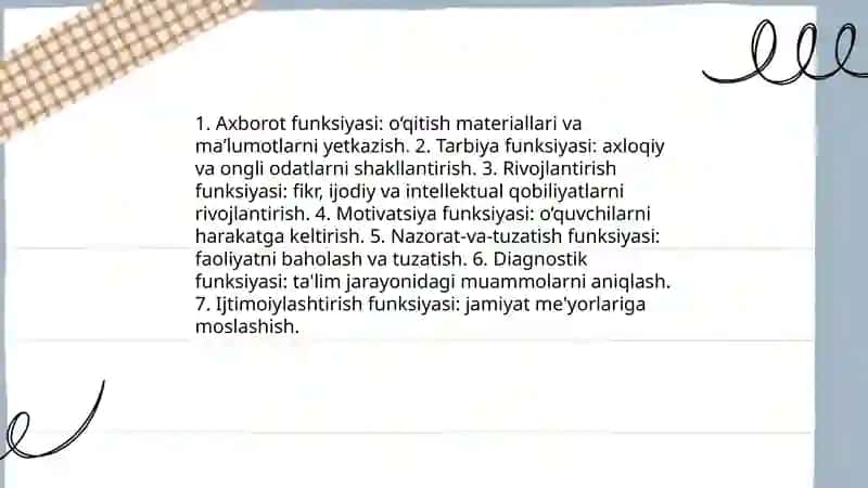 Pedagogik muloqotning oʻziga xos xususiyatlari vafunksiyalari 4
