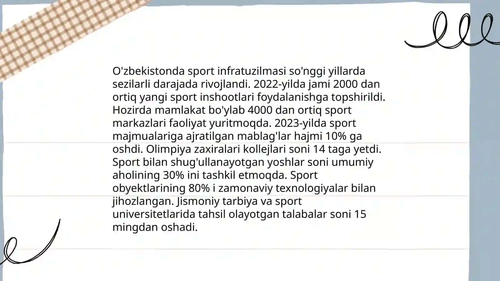 Jismoniy tarbiya va sportning rivojlanishi 4