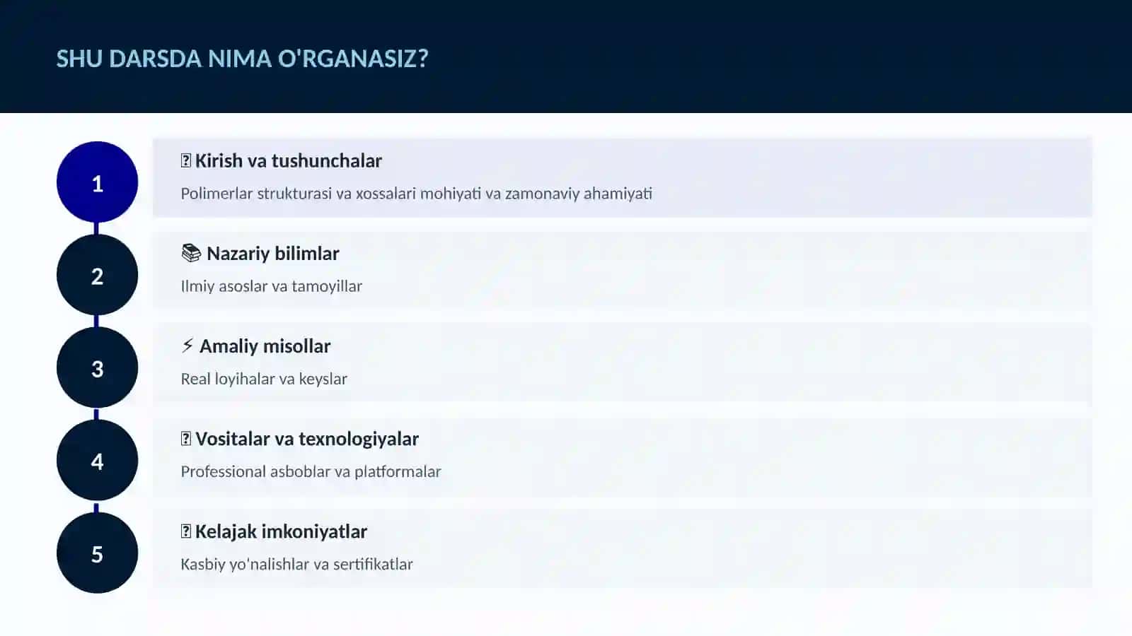 KIMYO — UY VAZIFALARI 4