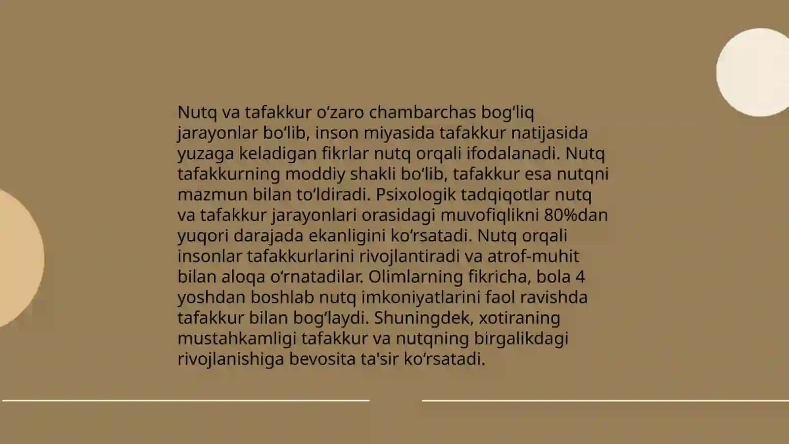 Bolaning psixik rivojlanishida nutqining rolini yoritish 4