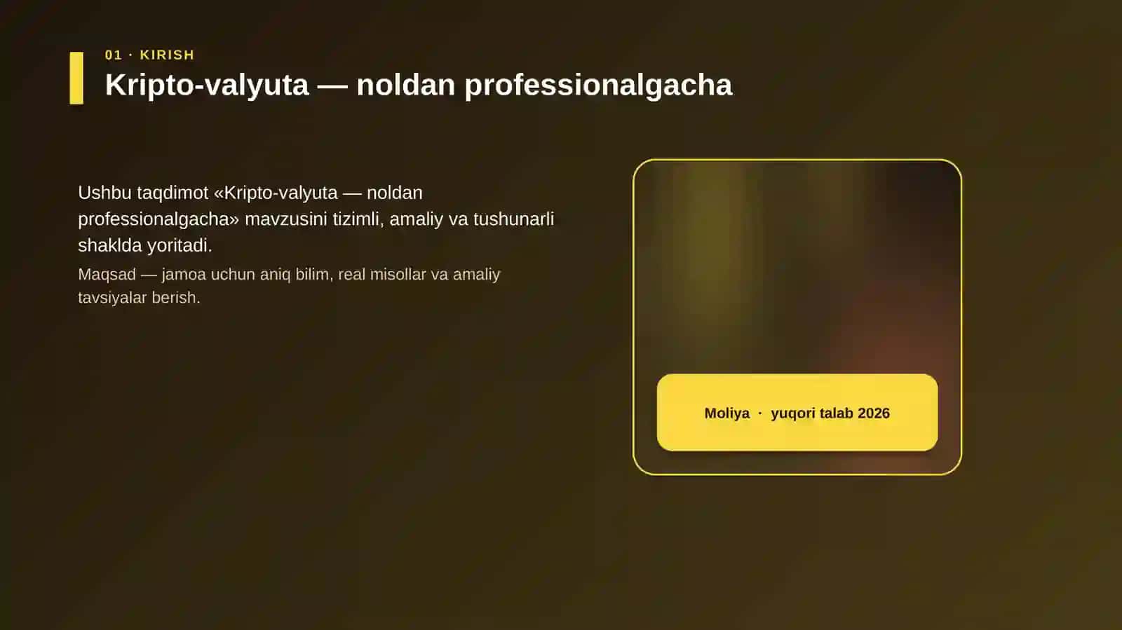 Kripto-valyuta — noldan professionalgacha 4