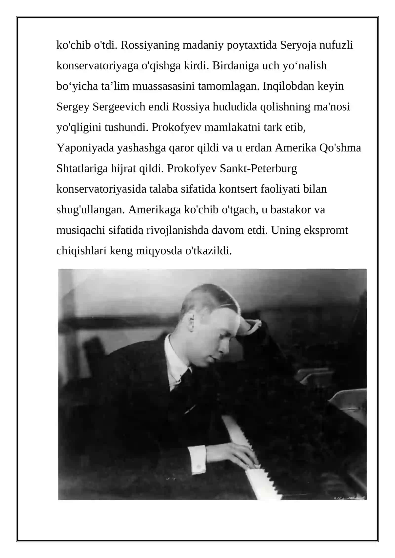 Sergey Prokofyev ijodi. Simfonik ijodi 4