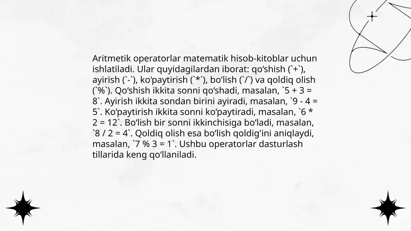 Python tili operatorlari 4