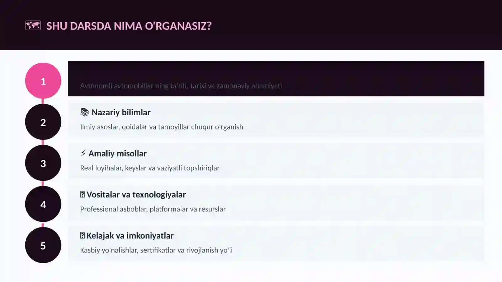 Avtonomli avtomobillar 4