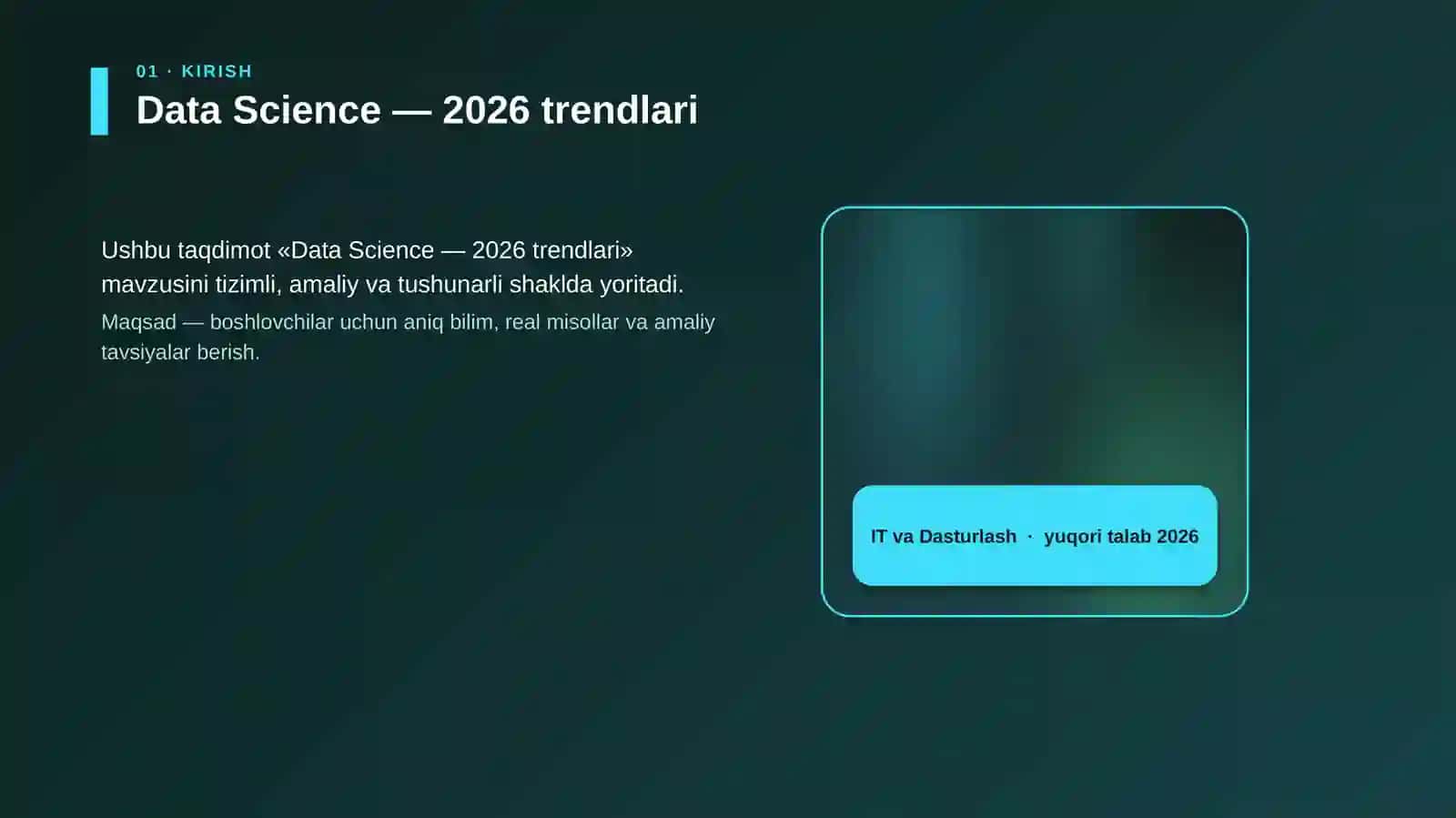 Data Science — 2026 trendlari 4