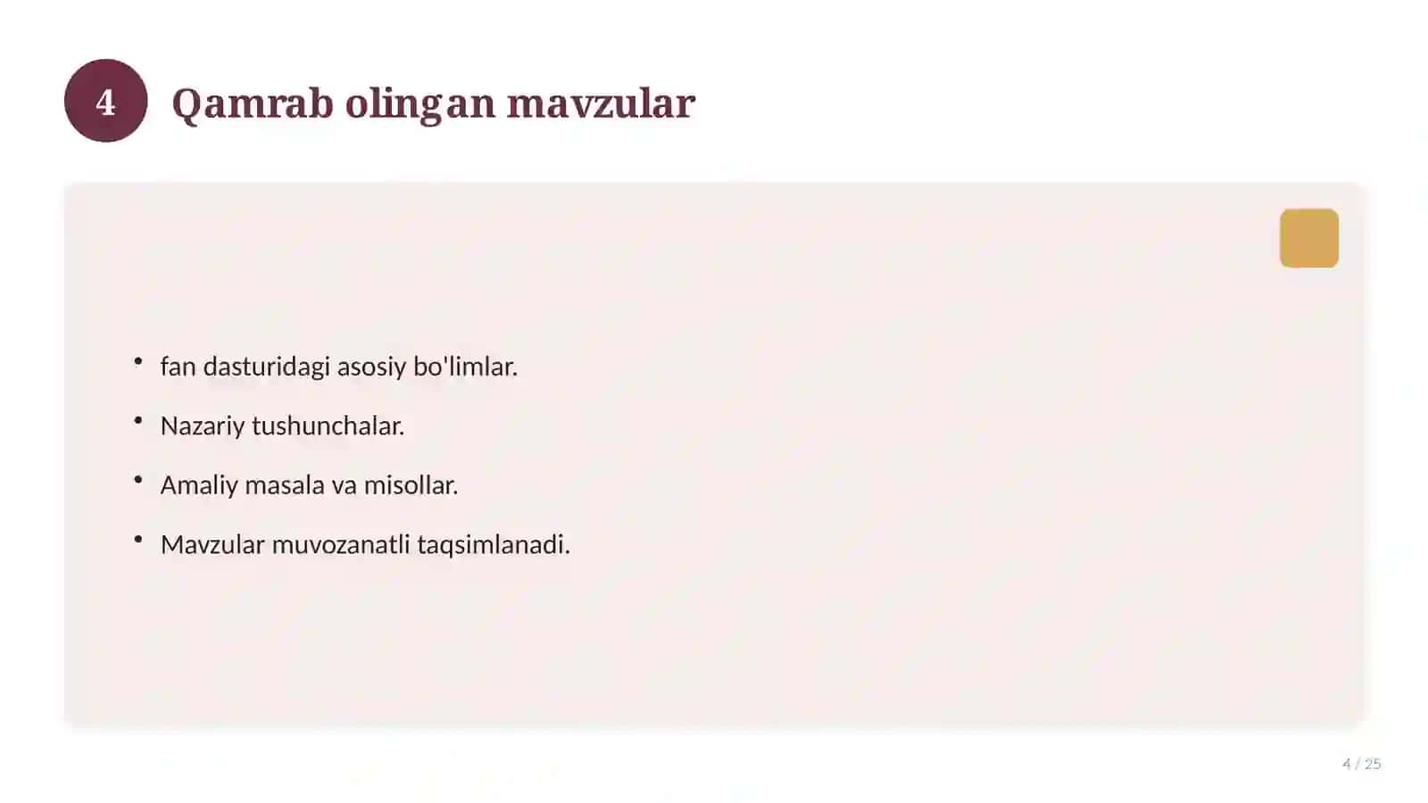 Geografiya fanidan 10-sinf test savollari to'plami 4
