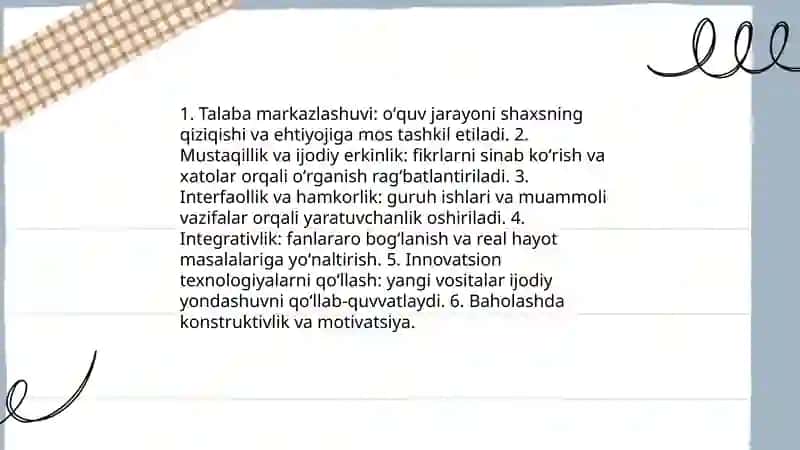 Kreativ pedagogikaning umumiy asoslar 4