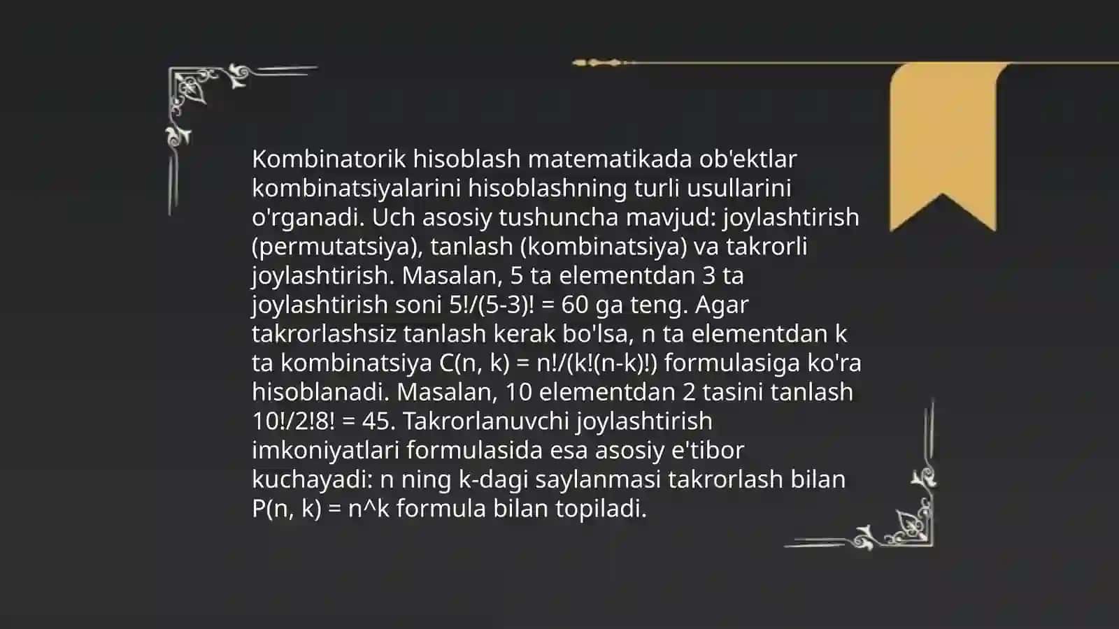 Kombinatorika elementlari 4