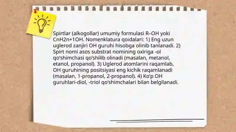 Kislorod saqlovchi organik birikmalar 4