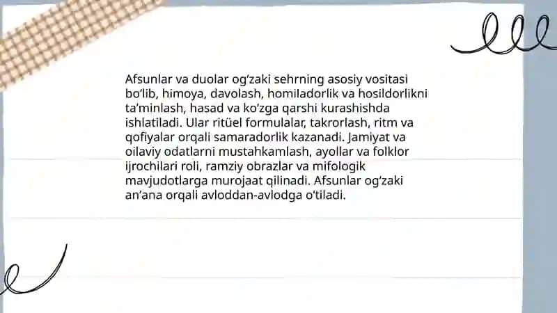 O'zbek magik marosimlar folklori 4