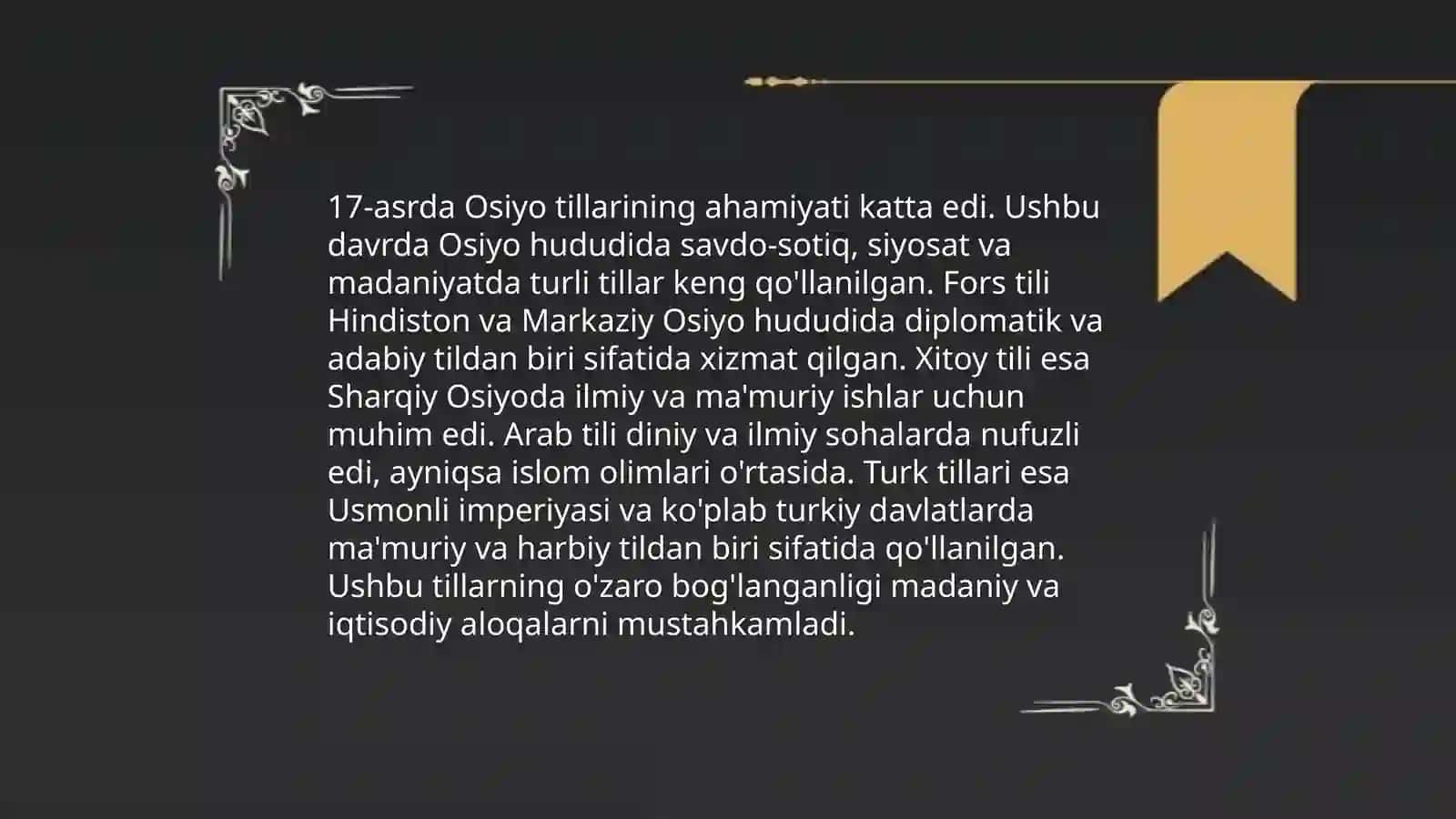 17-asrda Yevropa tillarining tarqalishi 4